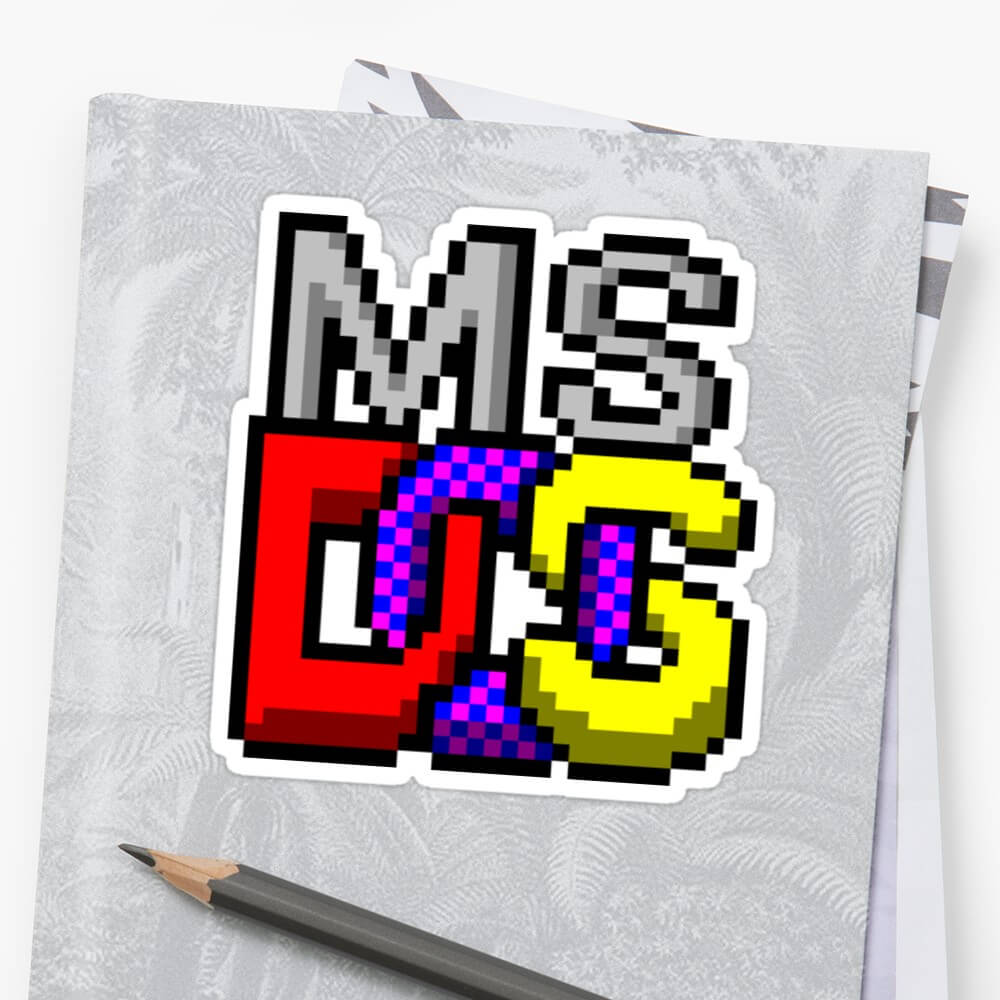 Microsoft open sources MS-DOS (for real this time!) STF small MS dos graphic